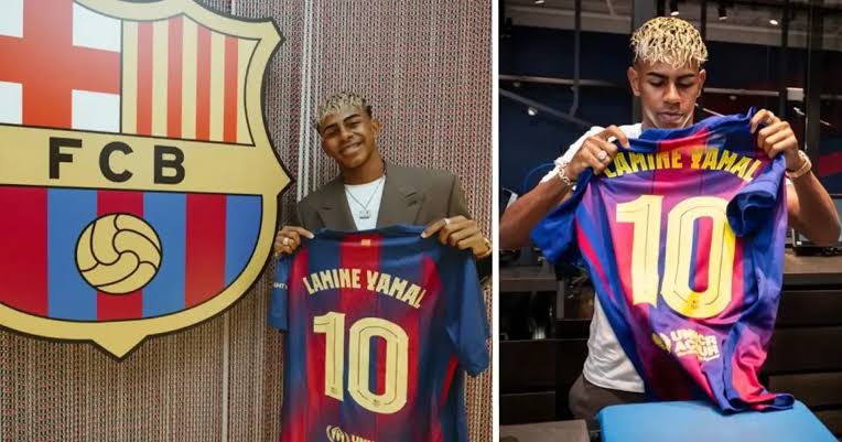 Lamine yamal apewa jezi namba 10 - sportsleo.co.tz