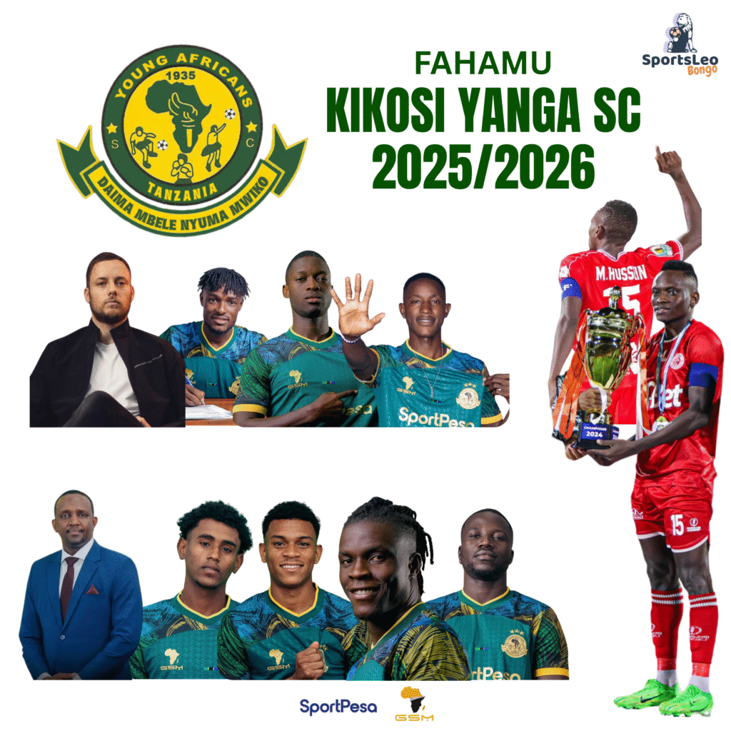 Usajili Yanga Sc 2025/2026 - sportsleo.co.tz