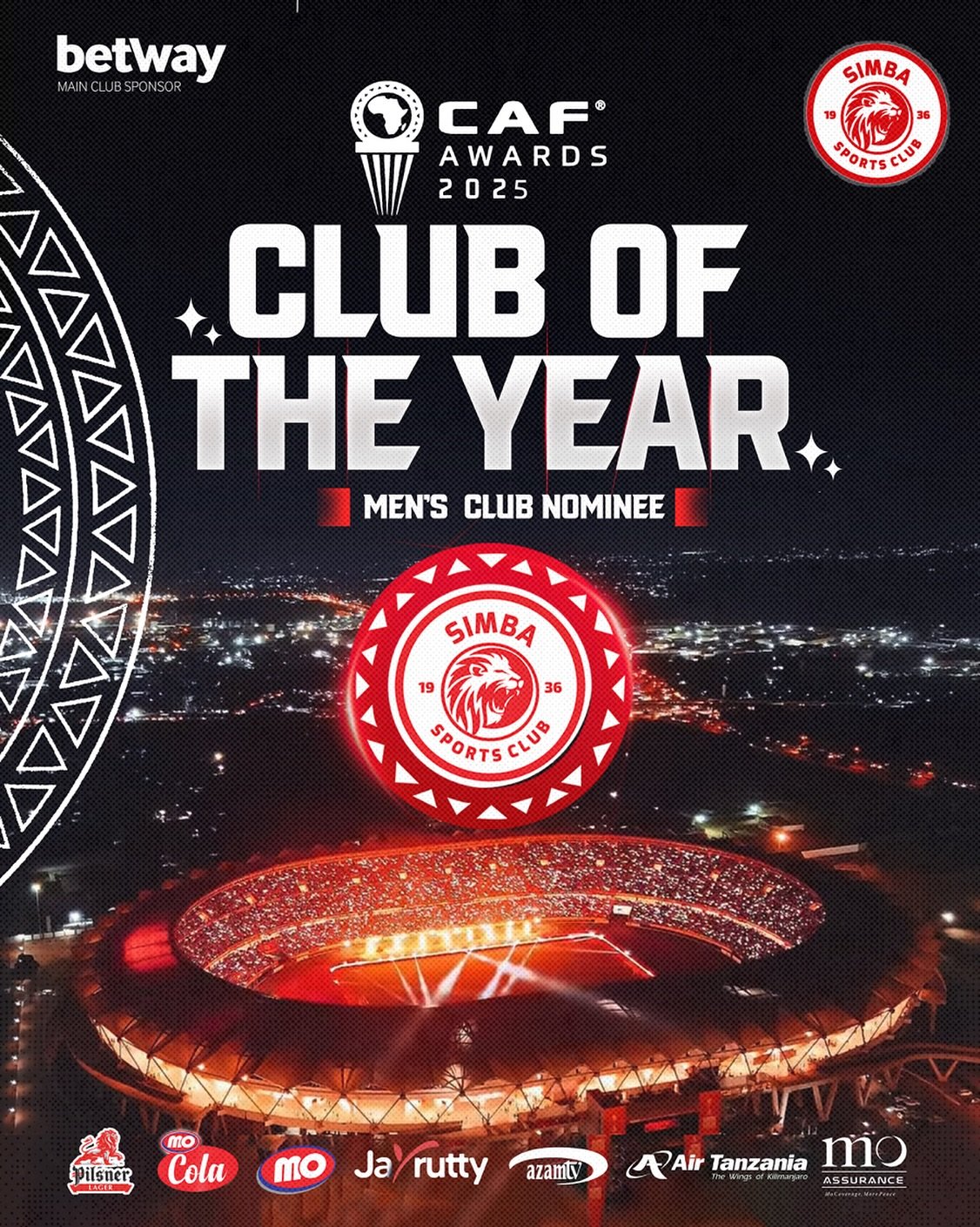 Simba Sc Yaingia Kinyan'ganyiro Cha Klabu Bora Afrika-www.sportsleo.co.tz