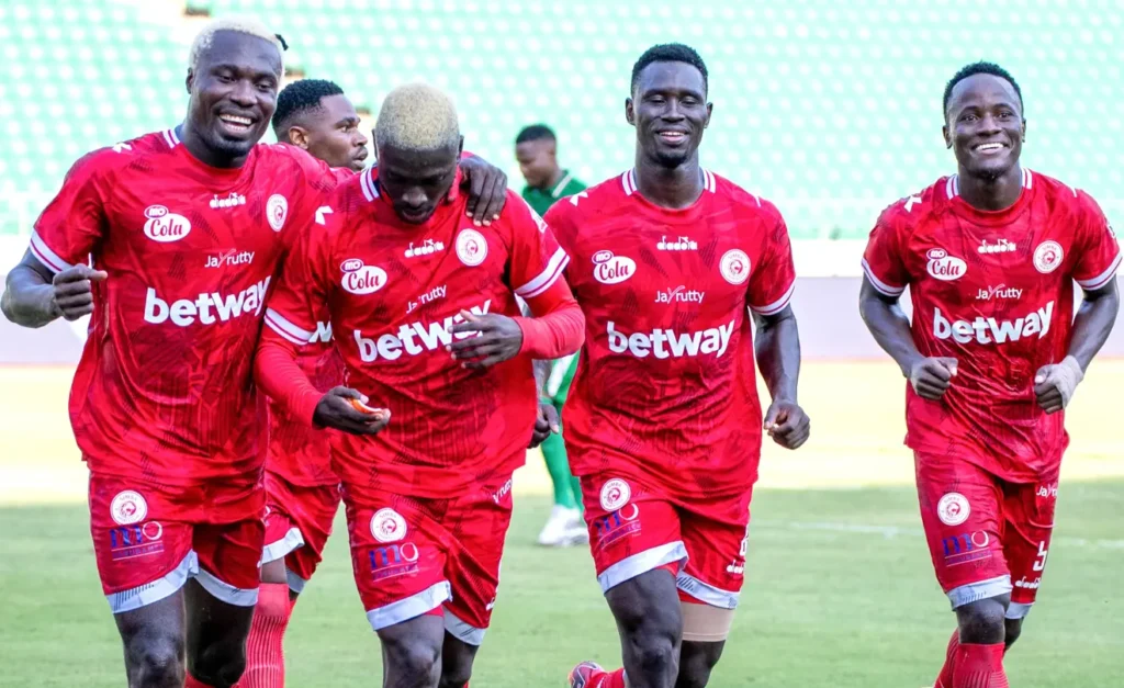 jean charles ahoua of simba sc during the caf champions league 2025 26 preliminary round 2nd leg match between simba and gaboro