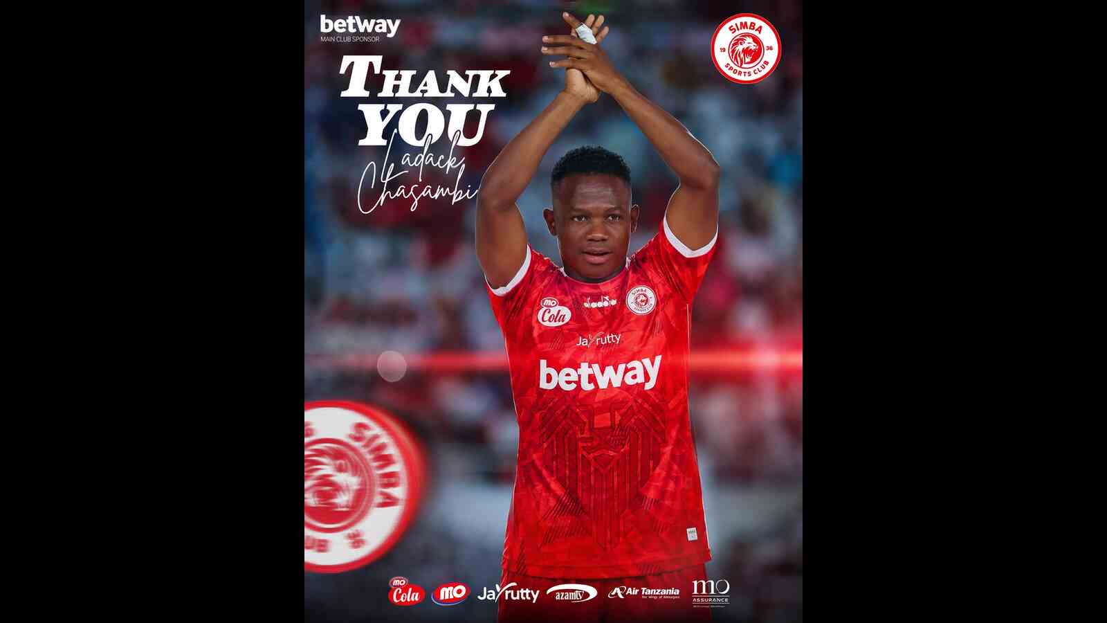 Chasambi Aondoka Simba SC:Winga Huyo Aondoka Rasmi Baada ya Kukosa Nafasi Kikosini
